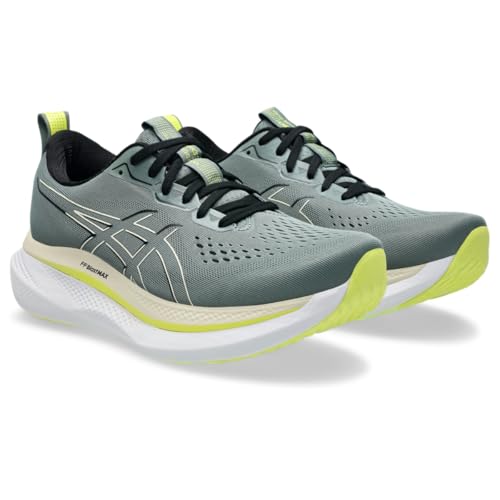 ASICS Men's Glideride Max Running Shoes - 11.5 Monument Blue & Vanilla