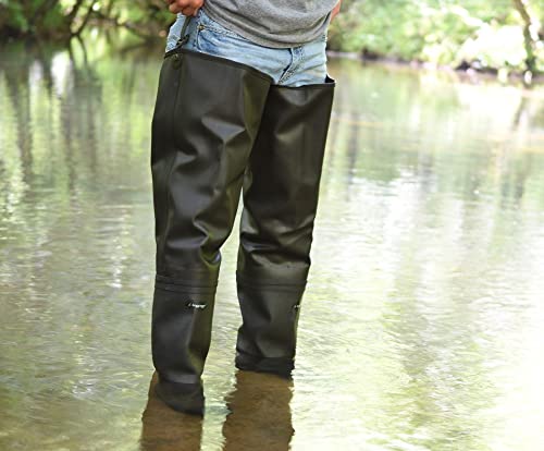 Frogg Toggs Men's Rana II PVC Hip Waders with Max-7 Realtree Camo, Lug Sole, Waterproof