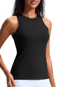 X-Large Black Workout Tank Top for Women - Yoga & Activewear