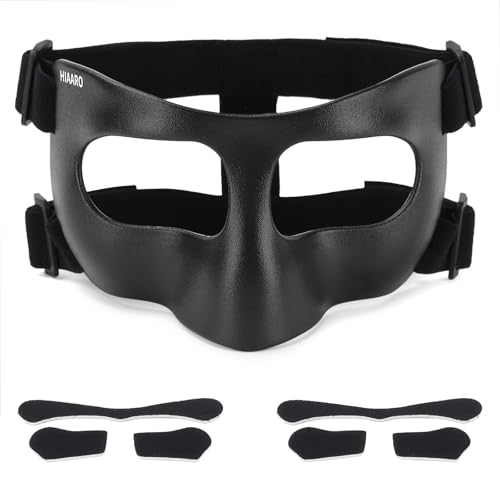 Matte Nose Guard Shield - Protective Sports Mask for Basketball, Soccer, Volleyball