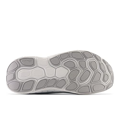 New Balance Women's Fresh Foam X Kaiha Road Running Shoes 8 Wide White/Quartz Grey/Silver Metallic