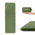 Naturehike Ultralight Insulated Sleeping Pad XL Green - 4.6 R-Value for Cold Weather Camping