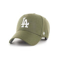 Men's Women's MVP Adjustable Baseball Cap - Dodgers Team Hat Sandalwood Green