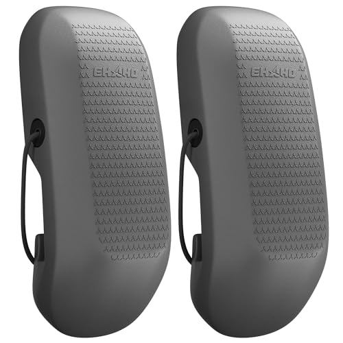 Ehaho PWC Fenders 2 Pack Gray | Jet Ski Docking Bumpers for Safe Impact Protection