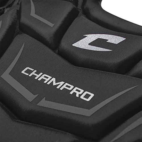 Champro Optimus MVP Catchers Chest Protector - Black / 16.5"