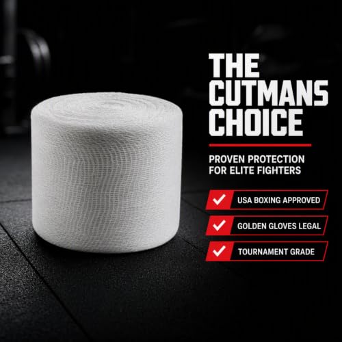 Boxing Hand Wrap Gauze 50 Roll Bulk - Professional Fight-Grade Wraps