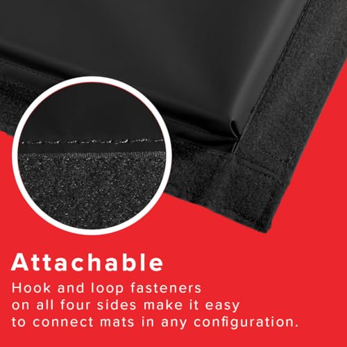 We Sell Mats 4x6 ft Black Folding Exercise Mat - Home Gym Yoga Pilates Workout