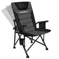 Superrella Portable Camping Chair with Movable Backrest & Padded Seat
