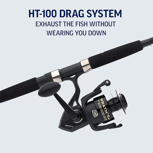 Penn Wrath II 7' Spinning Rod and Reel Combo - Medium Light, 3000 Size