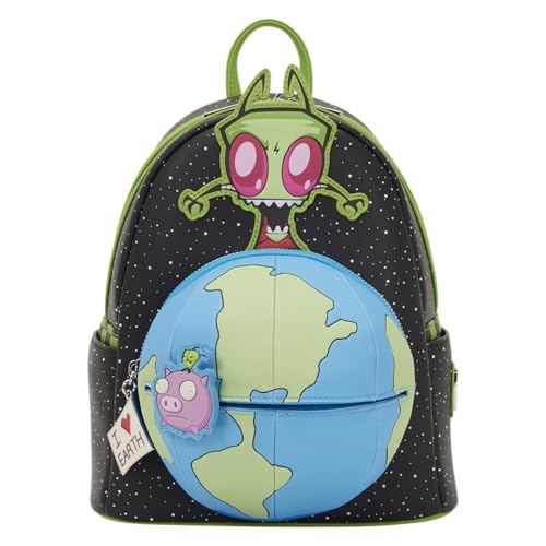 Loungefly Nickelodeon Invader Zim Glow-in-the-Dark Mini Backpack