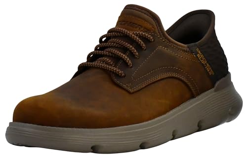 Skechers Men's Garza Gervin Loafers 11.5 X-Wide Dark Chocolate Casual Shoes
