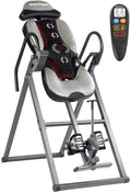 Innova Advanced Heat & Massage Inversion Table Light Gray - Full Spine Therapy