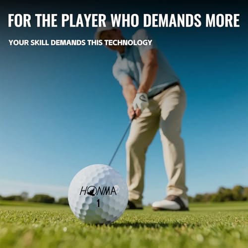 Honma X4 4-Layer Tour Golf Balls - White, 1 Dozen
