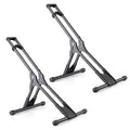 2 Bike Floor Stand Rack - Indoor Bike Storage for Garage/Home - Fits 20-29 Inch Mountain & Road Bikes