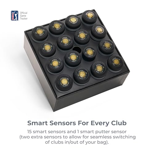 Arccos Smart Sensors Bundle Smoke/Black - Gen 4 Golf Shot Tracking & Membership