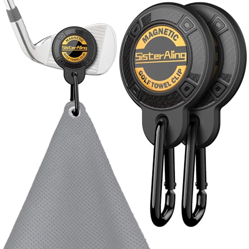 Magnetic Golf Towel Clip Removable Strong Hold Golf Cart Accessories
