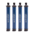 LifeStraw Navy 4-Pack Personal Water Filter for Hiking & Travel