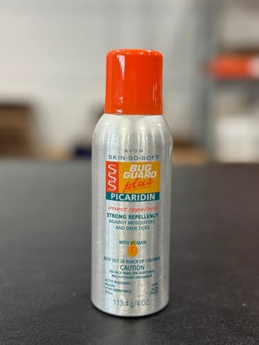 AVON Skin So Soft Bug Guard Plus Picaridin Aerosol Spray 4 oz Pack of 2