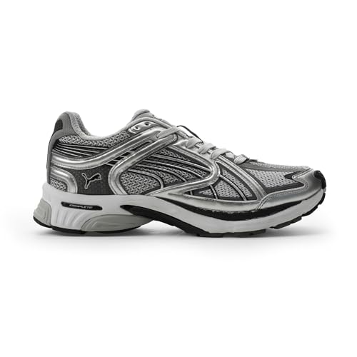 PUMA Skyjet Prisco Men's Sneakers Gray Silver Size 8.5 - Mesh & Metallic Design