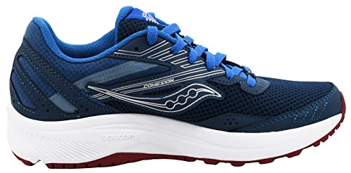 Saucony Men's Cohesion 15 Running Shoe Navy 10.5 - Cushioned Athletic Sneakers