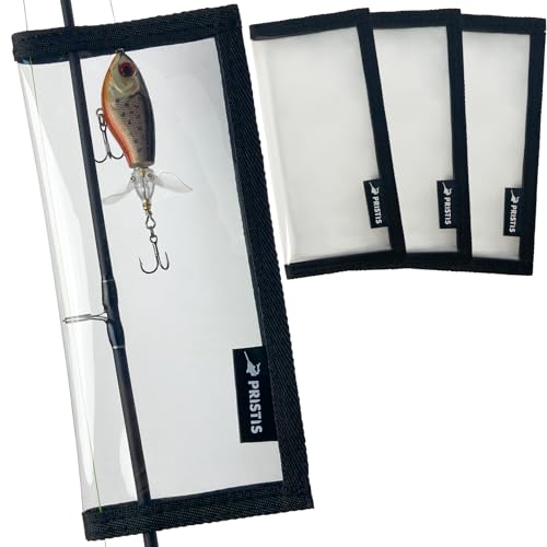 Fishing Lure Wraps 4 Pack - Hook Cover Bait Keeper for Tackle Organization