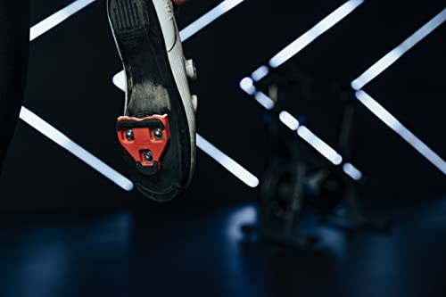Cycling Cleats for Indoor & Fitness Bikes - Look Delta Non-Slip Black & Red