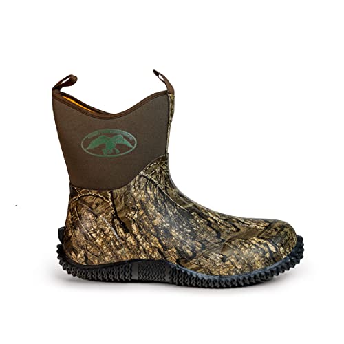 Men’s Camouflage Waterproof Hunting Ankle Boots - Canteen/Realtree Timber Variation