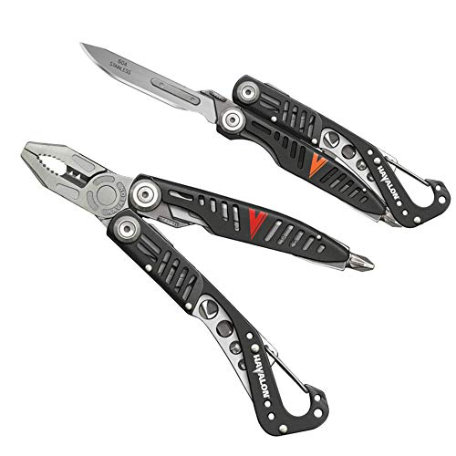Multi Tool with Blades, Pliers, Gut Hook & Bits for Hunting & DIY