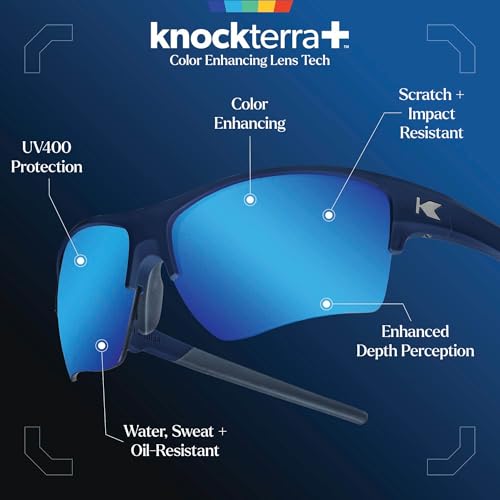 Knockaround Odyssey Light Moonshine Sports Sunglasses UV400 for Golf Running Cycling