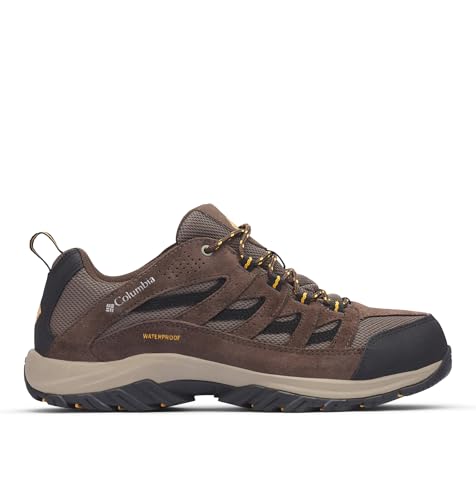 Columbia Men's Crestwood Waterproof Hiking Shoes - Mud/Squash Size 11