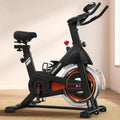 YOSUDA PRO Magnetic Exercise Bike Silver-Orange, 350 lbs Capacity