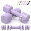Aura Lavender Adjustable Dumbbell Set of 2 for Women - 5 lb x 2