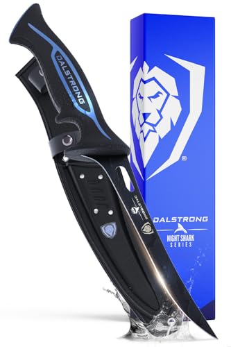 Dalstrong 7-Inch Fillet Knife - TiN-Coated Flexible Fish Fillet Knife - Night Shark Series