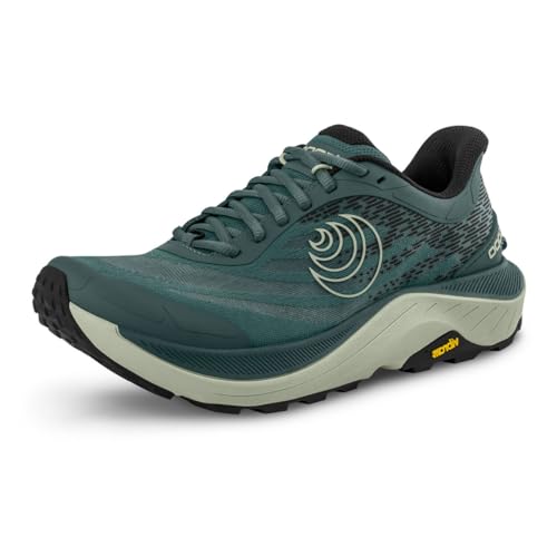 Topo Athletic Women's Ultraventure 4 Trail Running Shoes - Stone/Grey, Durable Cushioned, 5MM Drop, Comfortable Athletic Shoes