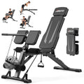 Joroto Adjustable Foldable Weight Bench Black – Home Gym Workout Station