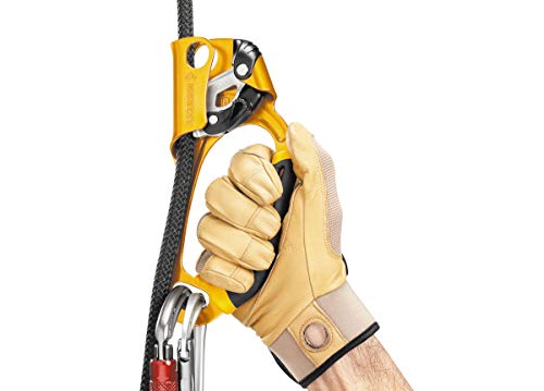 Petzl Ascension Rope Climbing Hand Ascender - Ergonomic Handle, Single Variation
