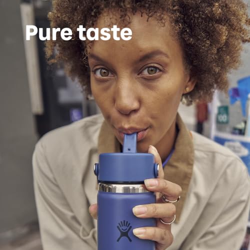 Hydro Flask 64 Oz Burgundy Water Bottle - Insulated Stainless Steel, Wide Mouth, Leakproof Straw Lid