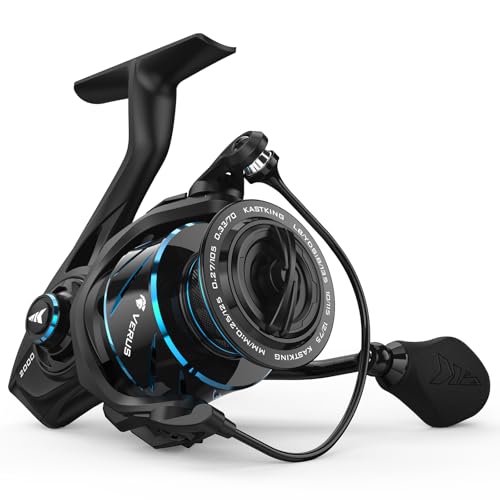 KastKing Verus Spinning Fishing Reel 2000 Size, Lightweight Nylitech Body
