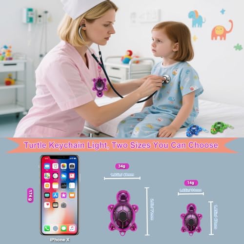Rechargeable LED Mini Flashlight Keychain with 7 Modes & SOS Emergency Light