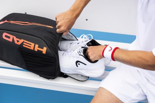 HEAD Tour Tennis Backpack 25L - Padded Racquet Compartment & Shoe Tunnel