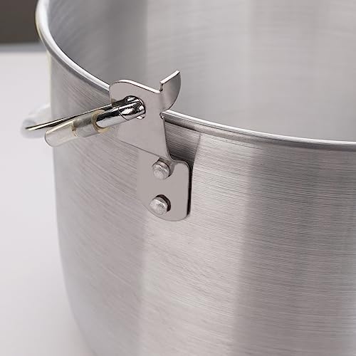 Lightweight Aluminum Camping Pot Set with Lid & Folding Handle - 4L, 8L, 12L Variations