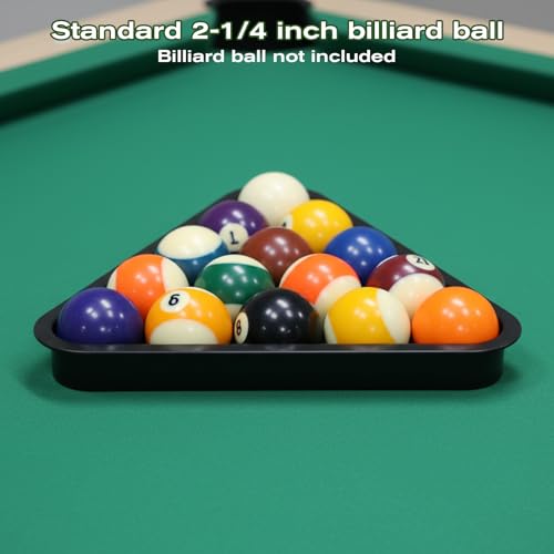 Plastic Billiard Ball Rack Triangle for Pool Table - Standard 2-1/4 Inch