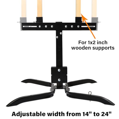 Heavy-Duty Steel Swinger Target Stand for Paper & Cardboard Shooting Targets