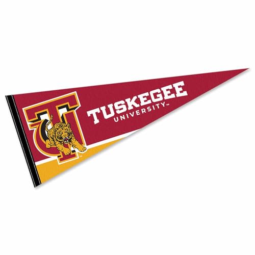 Tuskegee University Golden Tigers Pennant Flag - 12x30 Inch College Banner for Home or Office