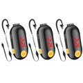 Mini Walkie Talkies 3-Pack, Compact Two-Way Radios with Ear Hooks