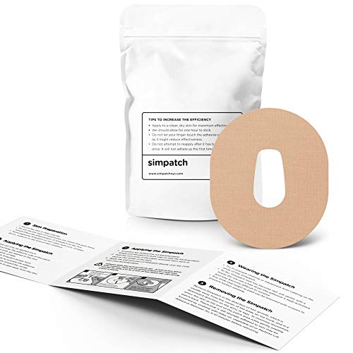 Waterproof Adhesive CGM Patch Beige 25-Pack for Dexcom G6 - Hypoallergenic