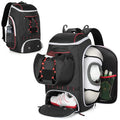 Smasrob Football Backpack with External Ball Holder - Black