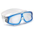 Aqua Sphere Seal 2.0 Swim Goggle with Clear Lens - Light Blue/White, One Size
