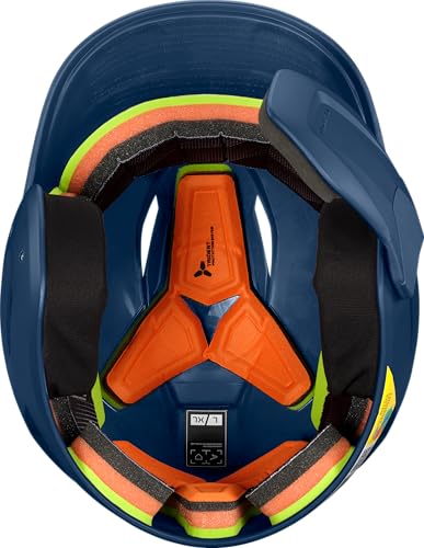 Easton PRO MAX Baseball Batting Helmet Large/X-Large Navy - Multi-Adjust Jaw Guard