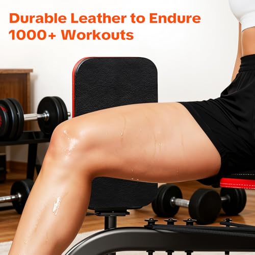 Hip Abductor Machine for Home Gym - Adjustable Glute & Leg Exercise Equipment